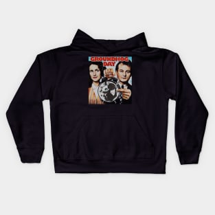 Ground Hog day Kids Hoodie